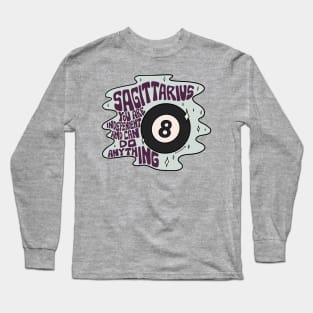 Sagittarius Magic 8 Ball Long Sleeve T-Shirt